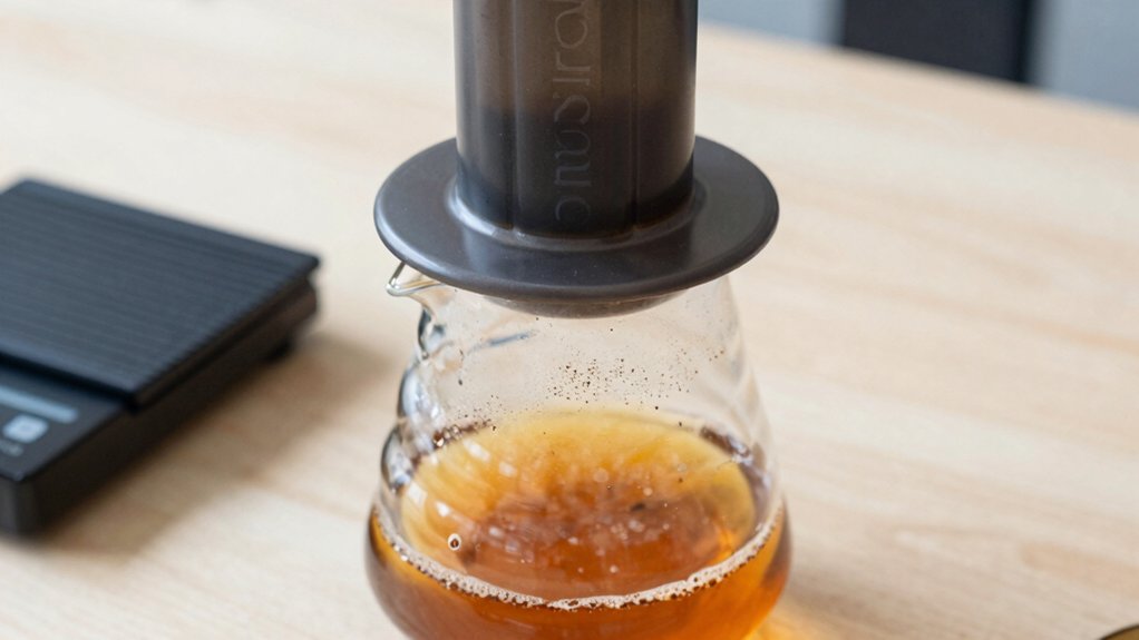 inverted aeropress for bright balanced cup