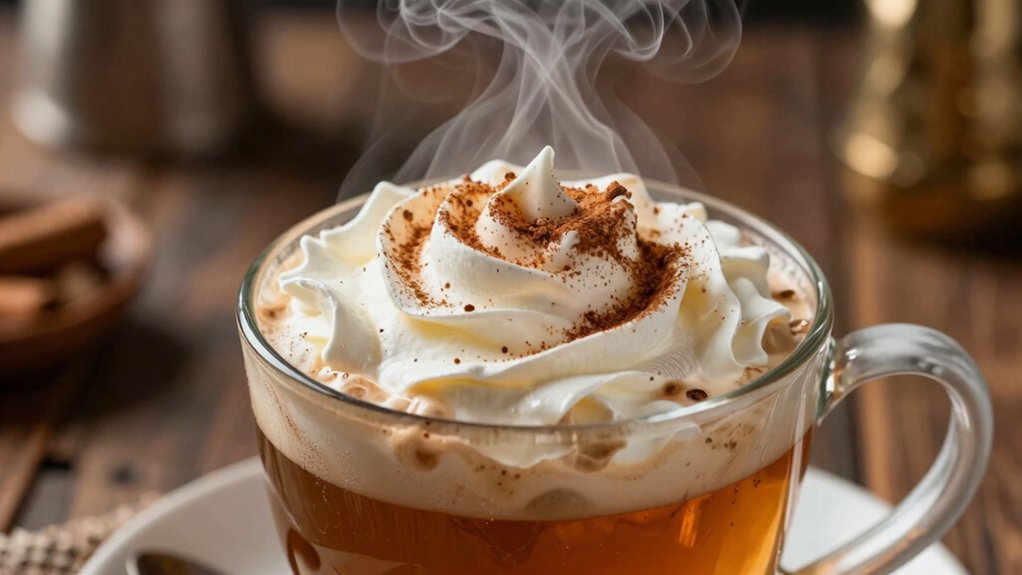 irish coffee with bourbon warmth