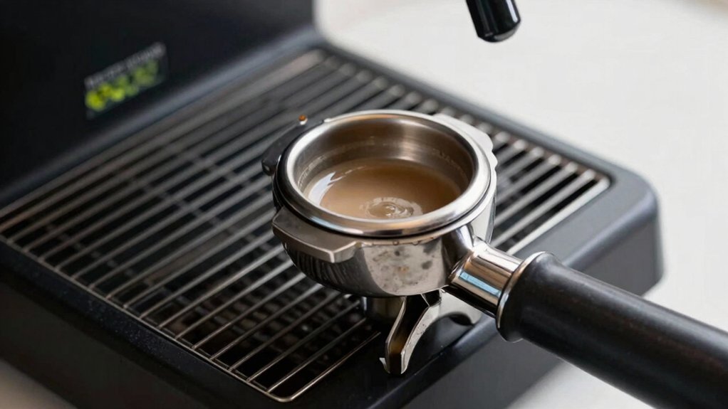 level the puck before tamping