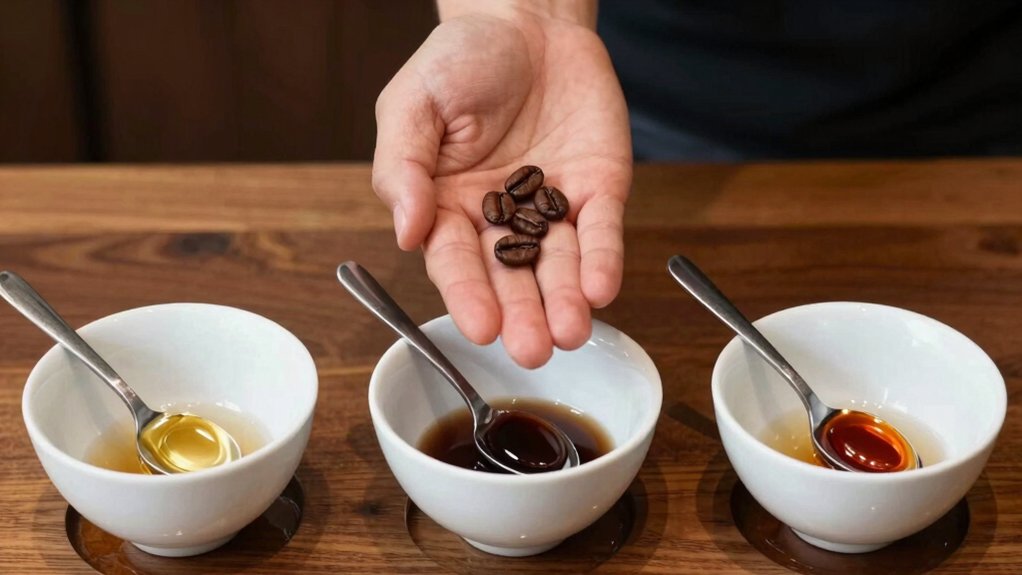 light medium dark roast cupping guidelines
