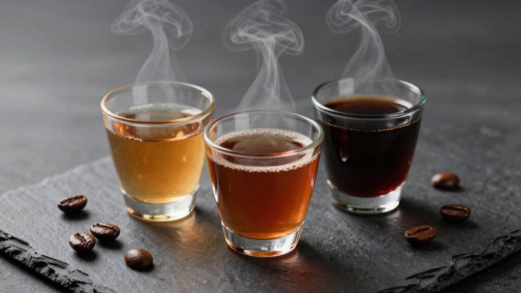 light roasts emphasize acidity dark roasts mellow flavors