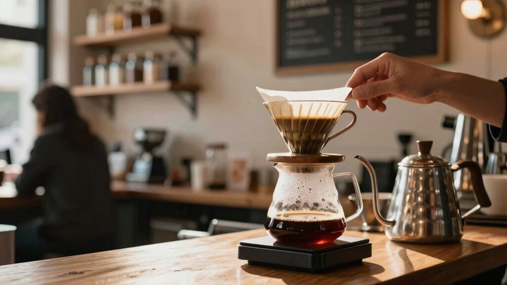 manual brewing reveals bean flavors
