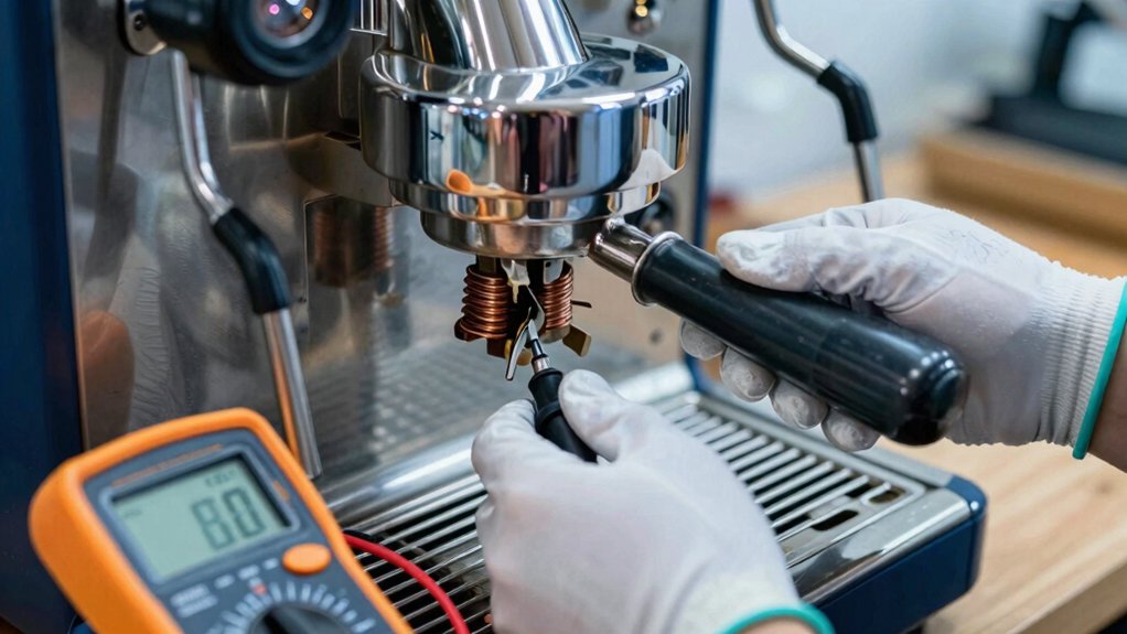 measure coil resistance after reassembly