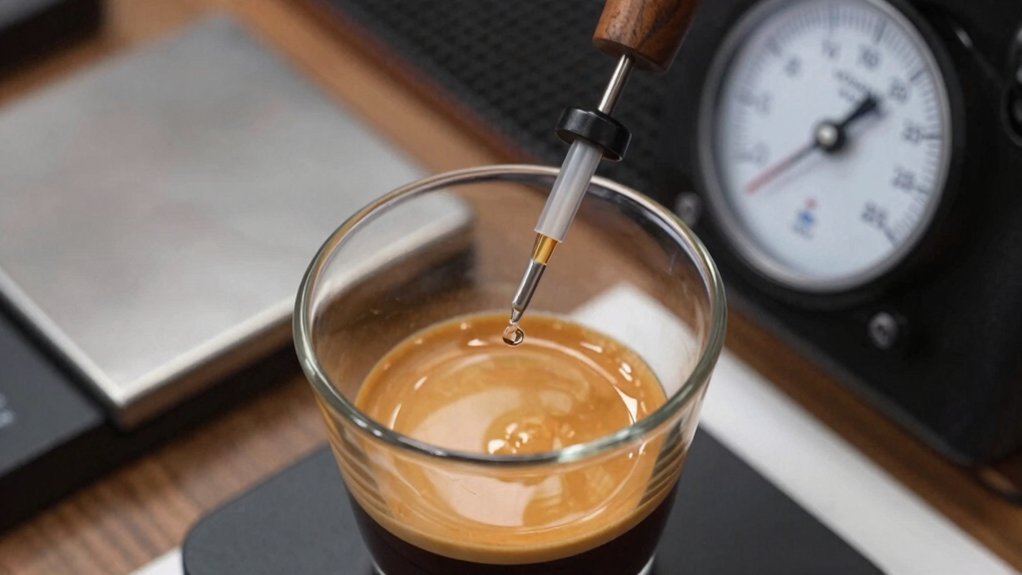 measuring espresso extraction refractometer guidelines