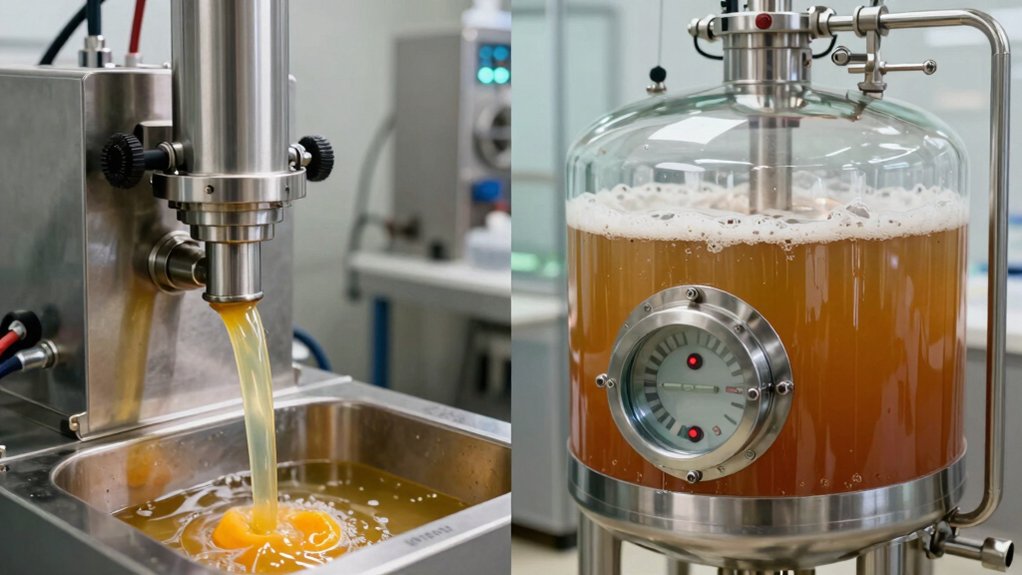 mechanical demucilaging outperforms fermentation