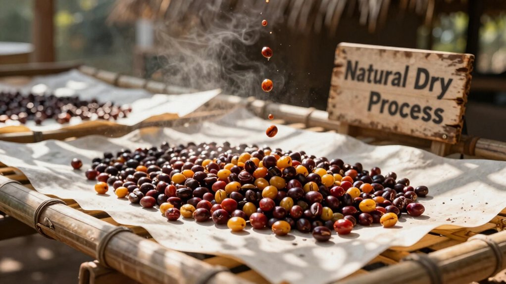 natural sun dried cherry beans