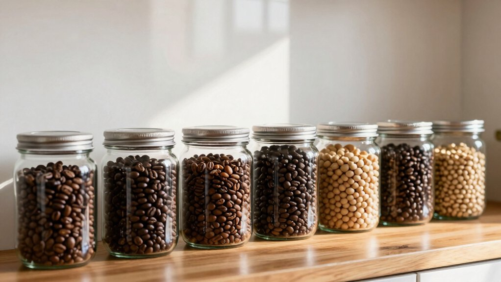 non porous light proof bean storage