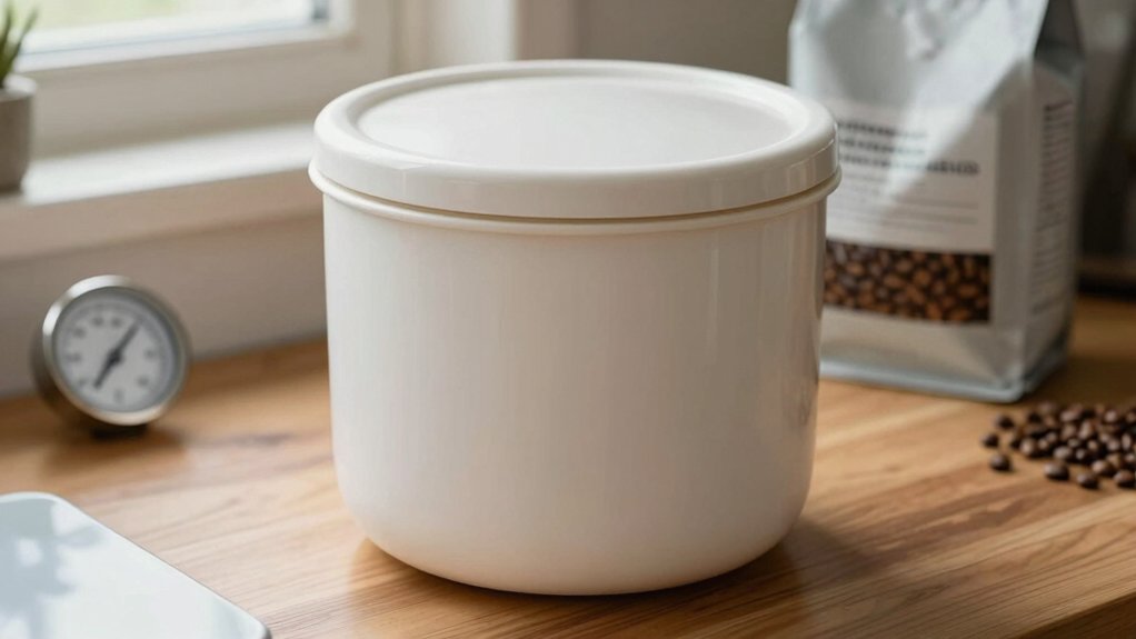 opaque airtight light free bean storage