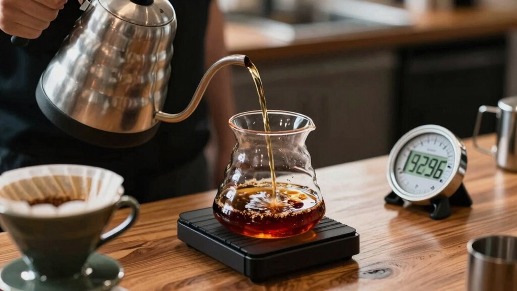 optimal brew temperature range 195 205 f
