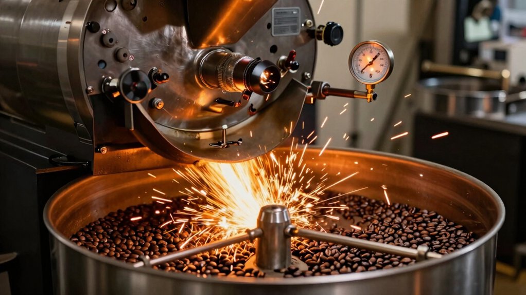 overloaded roaster uneven heat