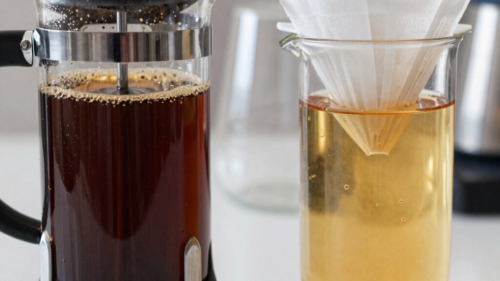paper filters yield bright clean coffee