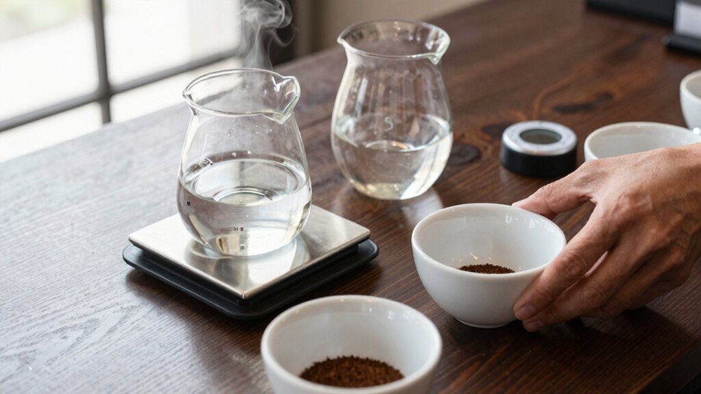 pour 150g water 200 f