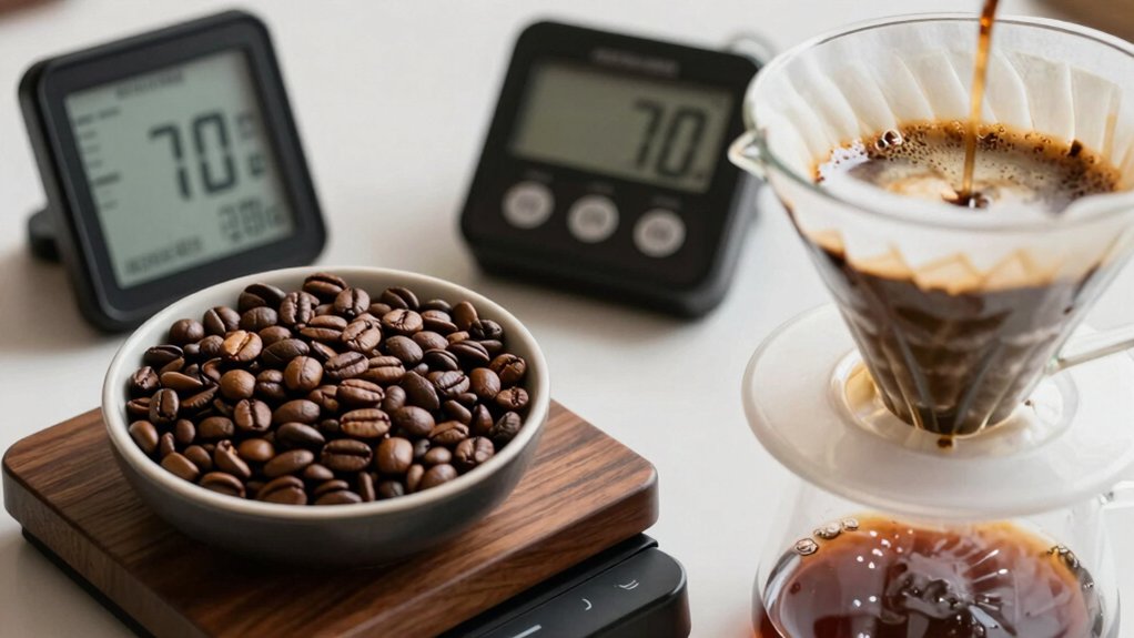 precise brew temperature ratio bloom