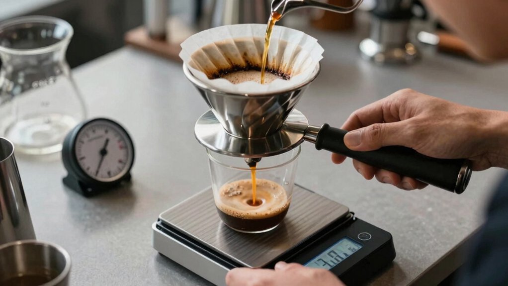 precise grams timed pour