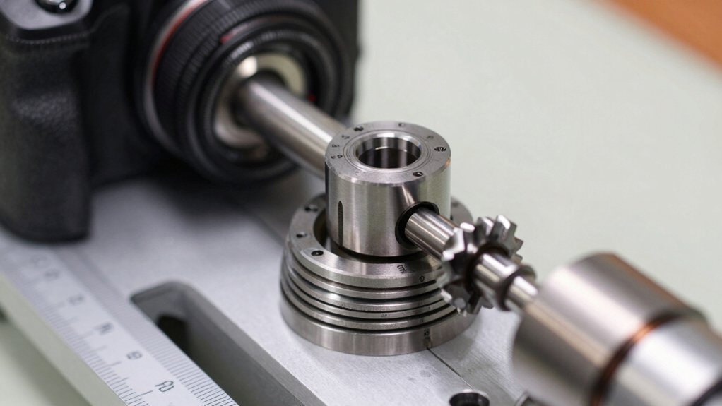 precision shims align burrs precisely