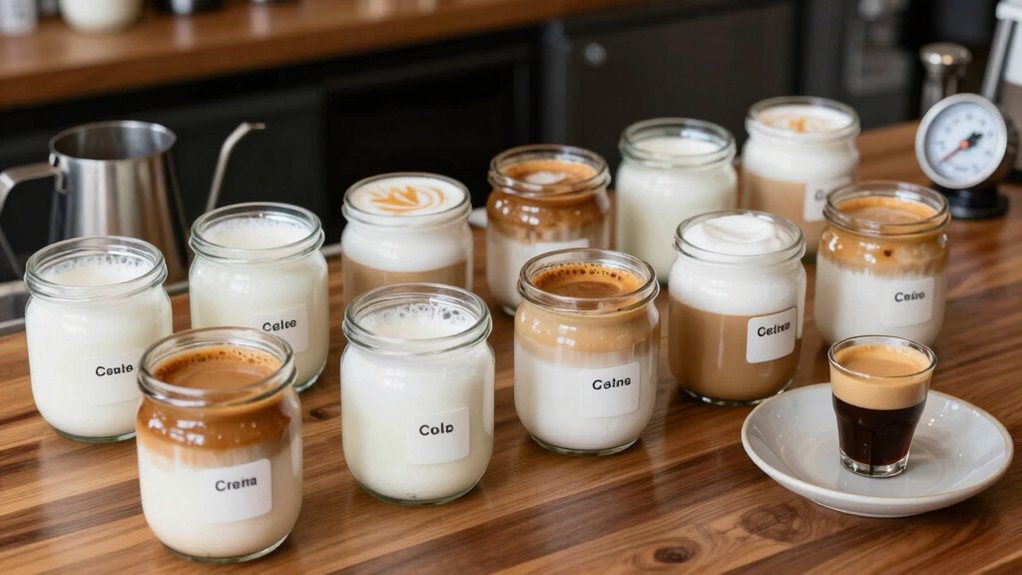 preserve crema for latte art