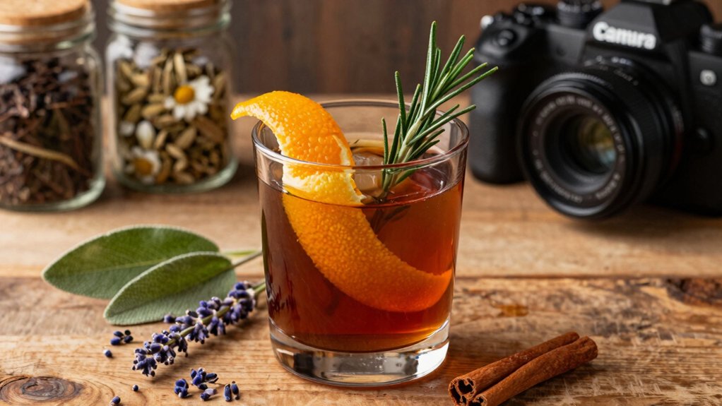 pumpkin spice gin cocktail leading notes