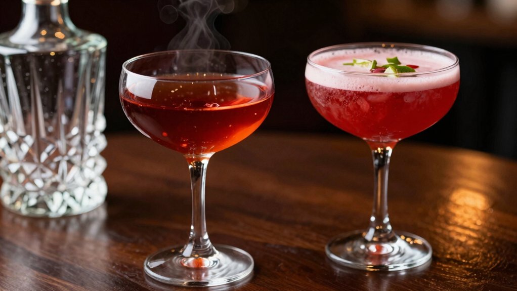 red fruit mojito with lime effervescence