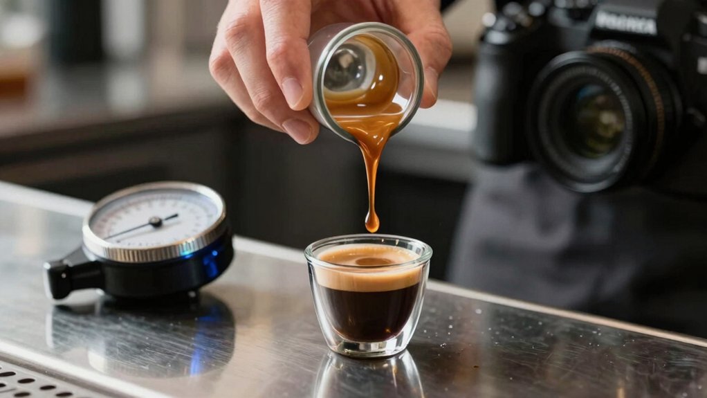 refractometer measures espresso extractioniciency
