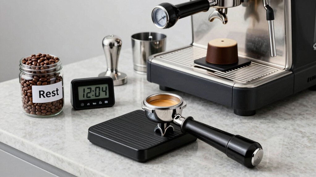 rested beans flat puck prep