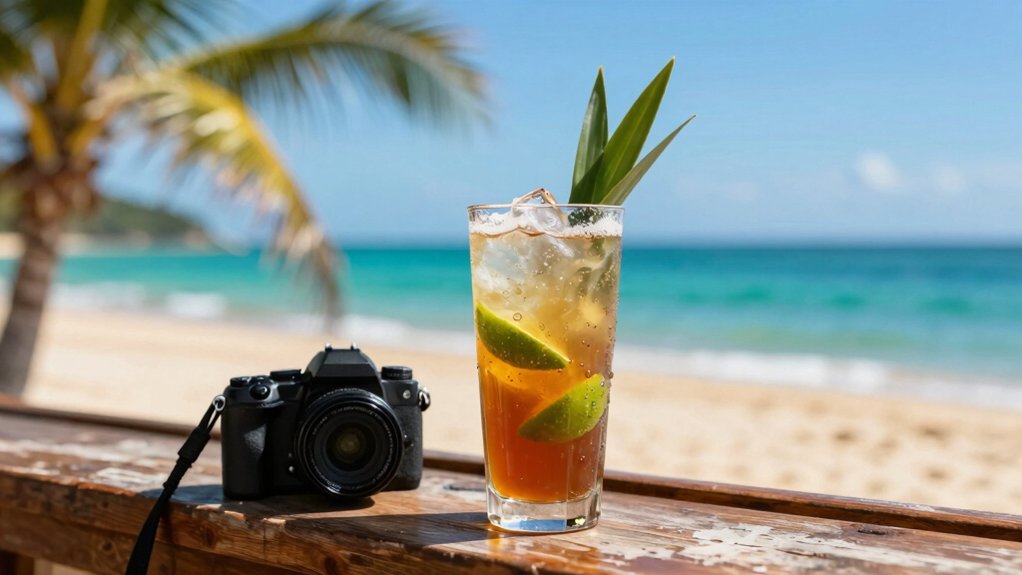 rum cocktails evoke tropical escapes