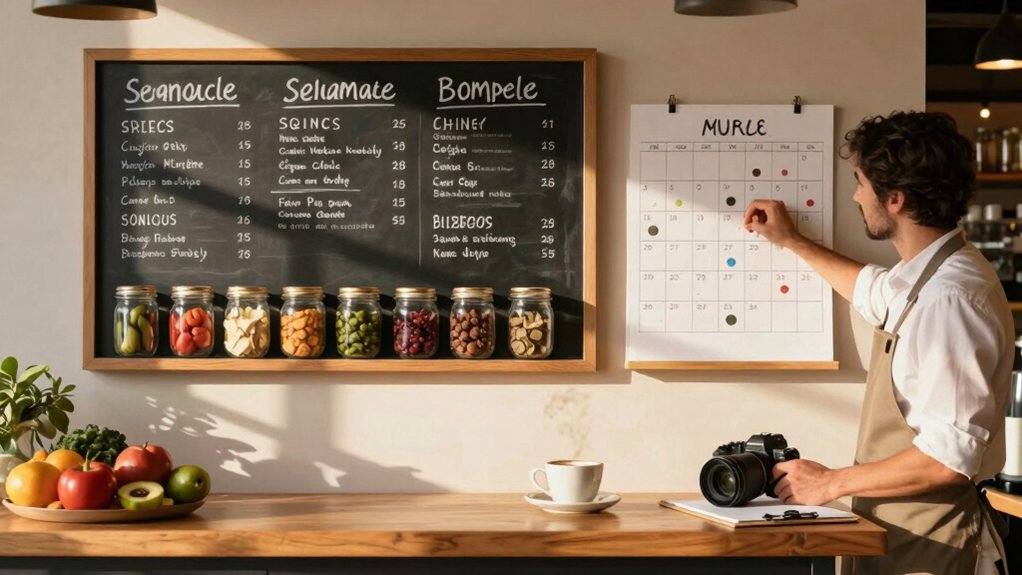 seasonal menu plan ahead