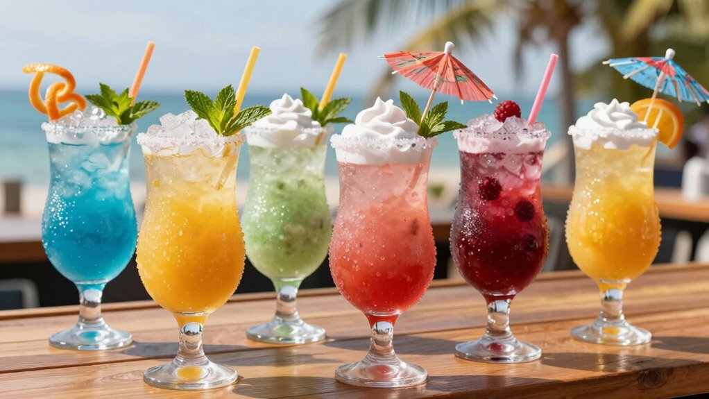 seven frozen boozy blends