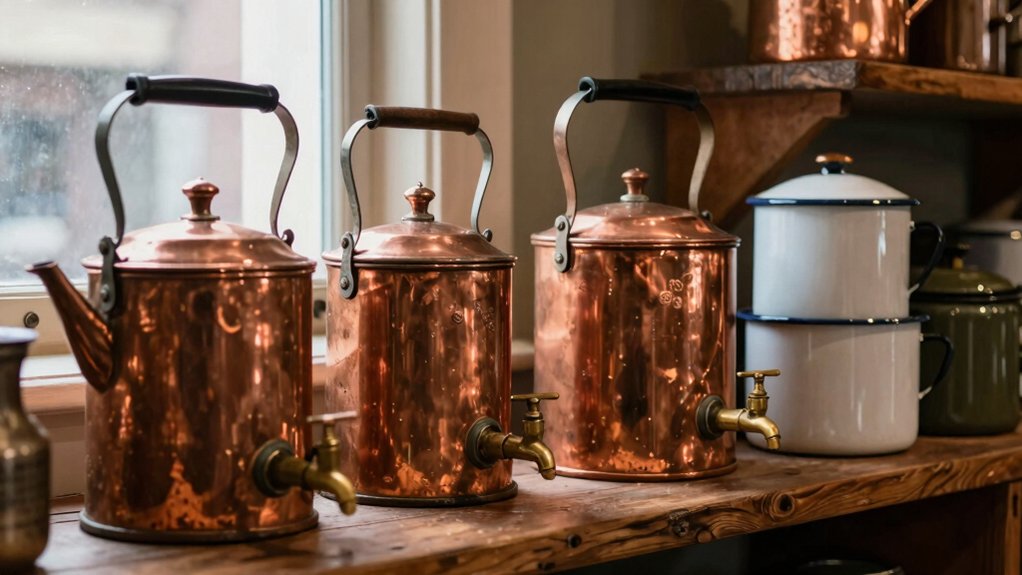 shadow box display protects vintage hydrometer