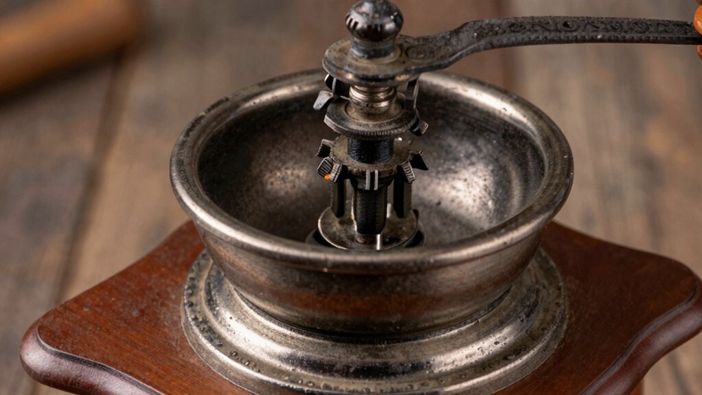 sharp burrs boost antique grinder performance