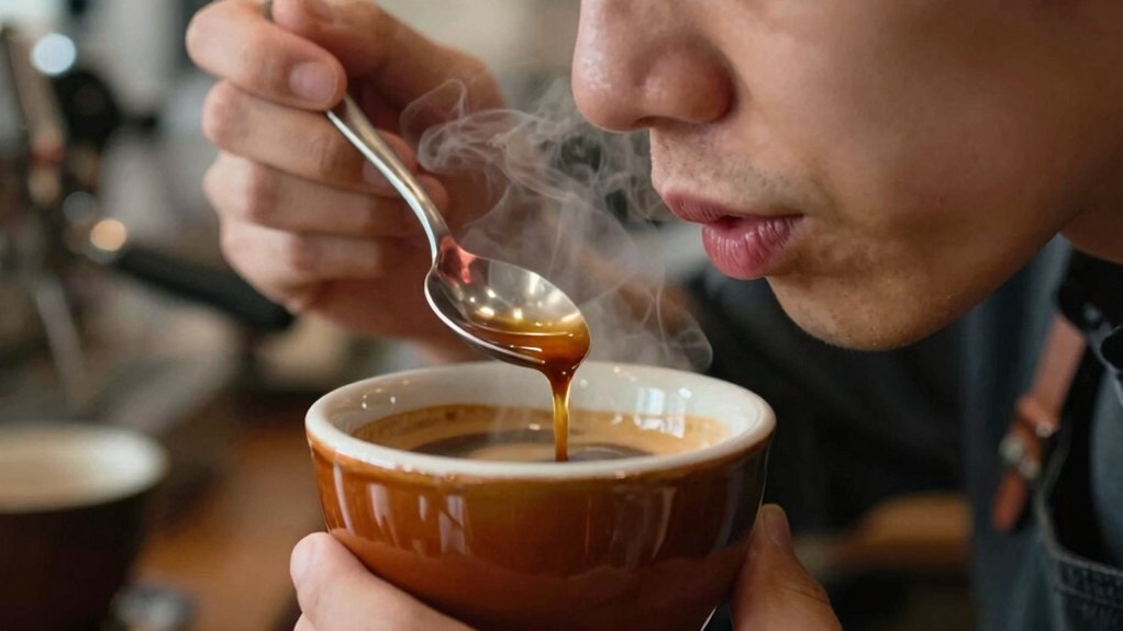 slurping enhances cupping flavor perception