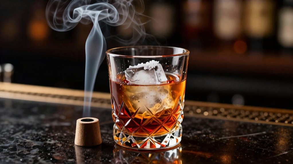 smoked manhattan deepens complex notes