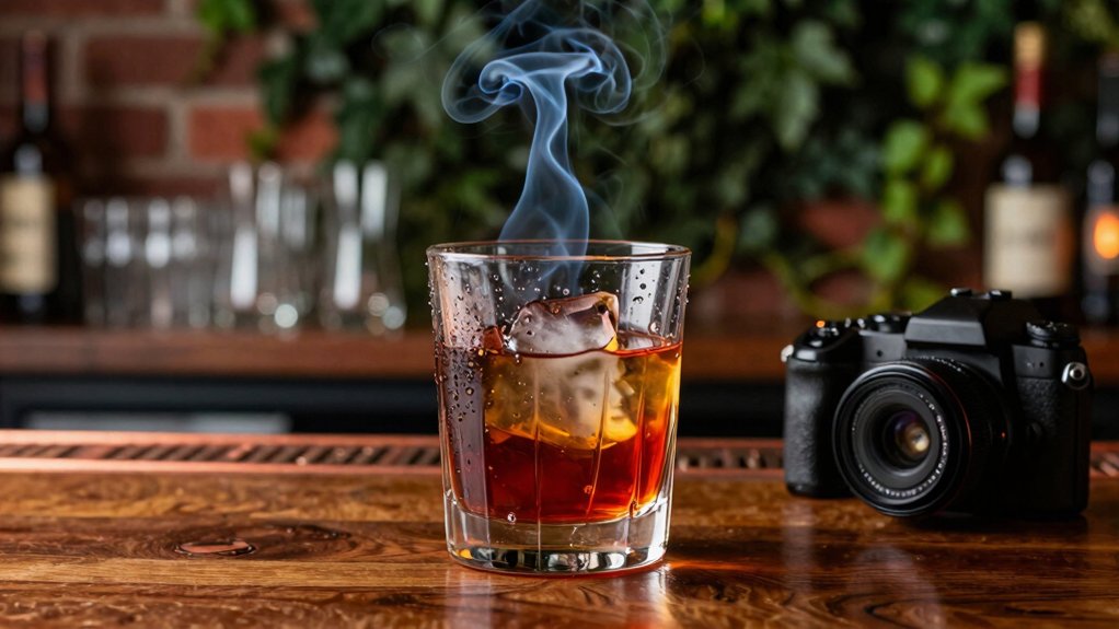 smoky notes in manhattan cocktails