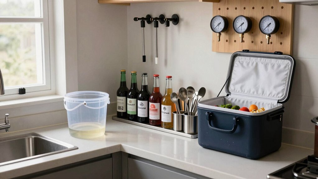 space and setup brewing zones