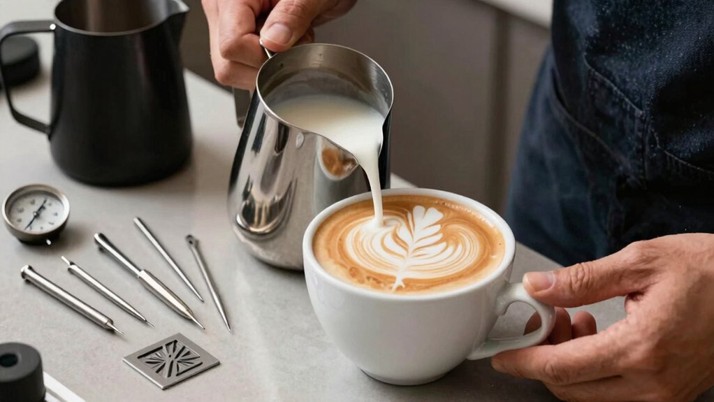 stainless steel pitcher precise spout