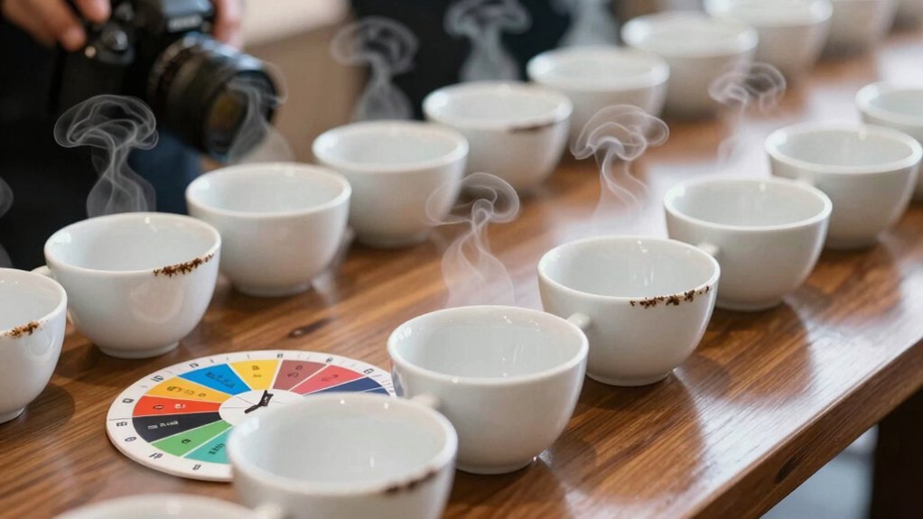 standardized cupping ensures consistent tasting notes