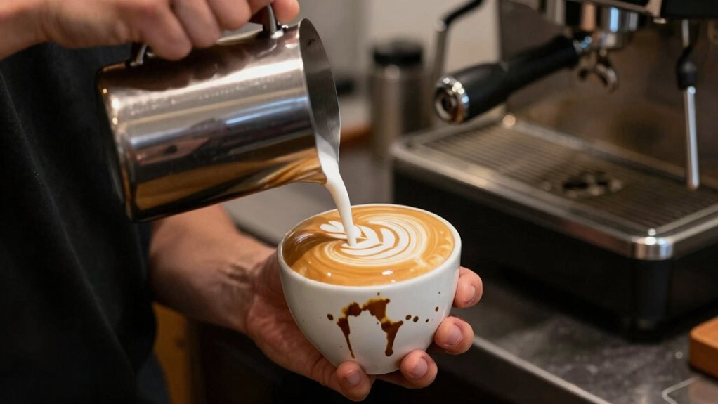 steady pour crisp lines