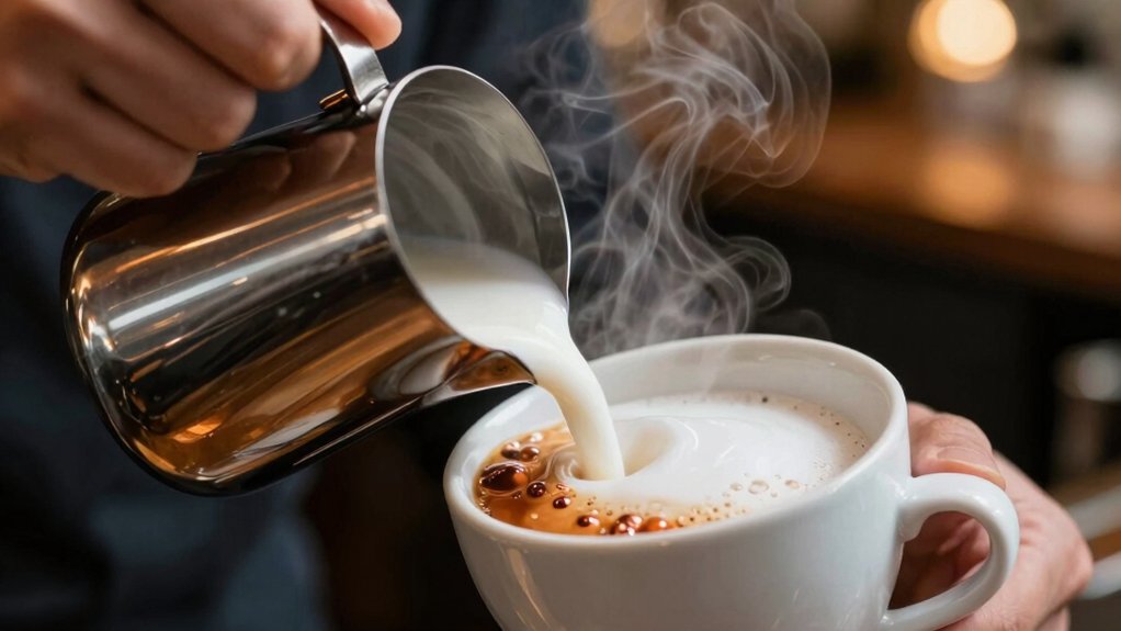 steamed milk for latte art