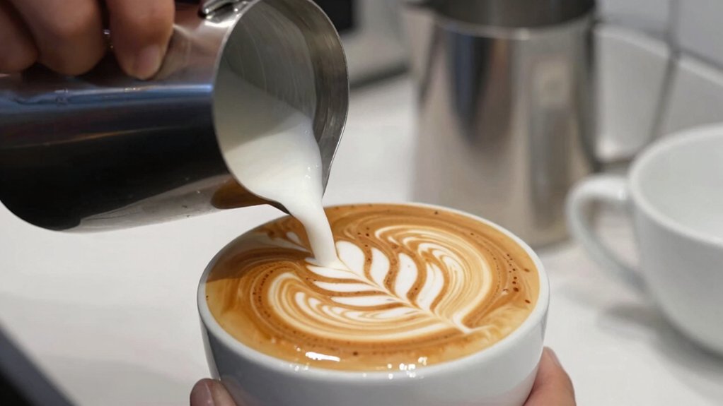 swirl milk for rosetta perfection