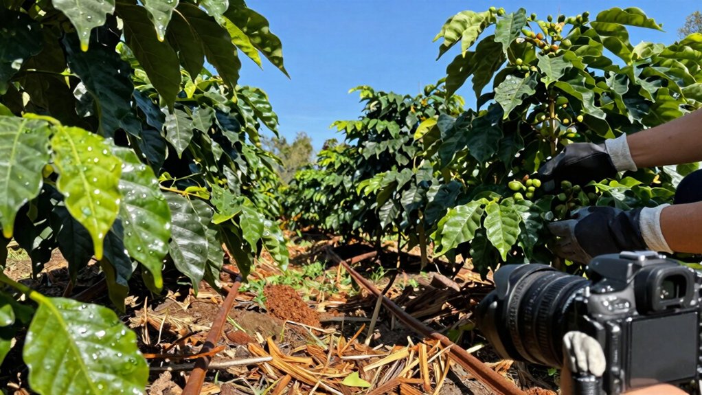 synthetic free pest management for pesticide free coffee