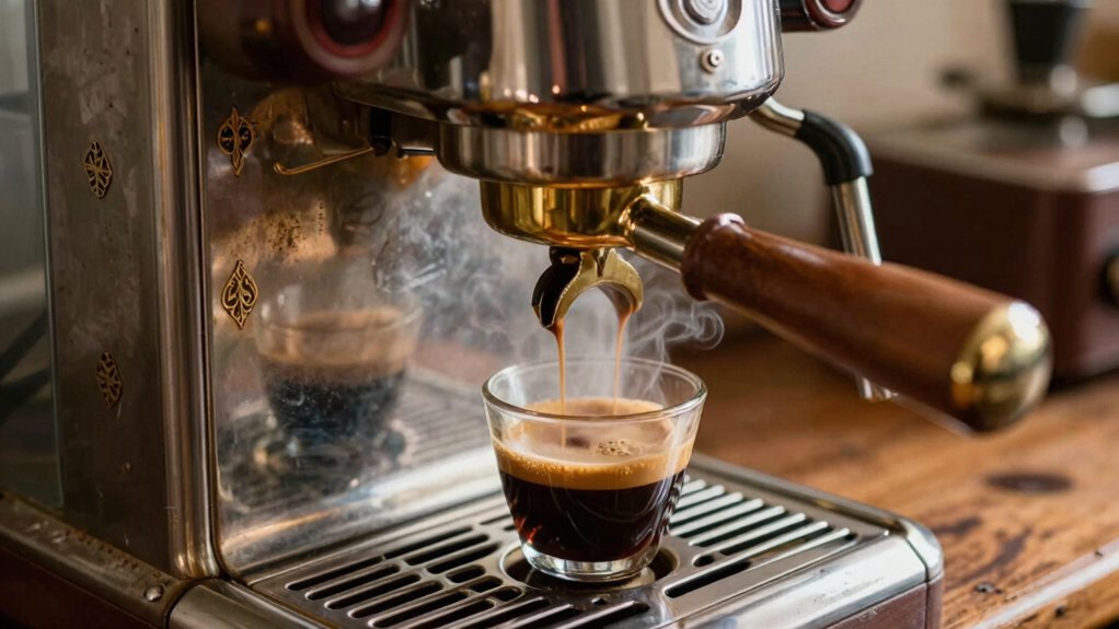 tactile lever espresso craftsmanship