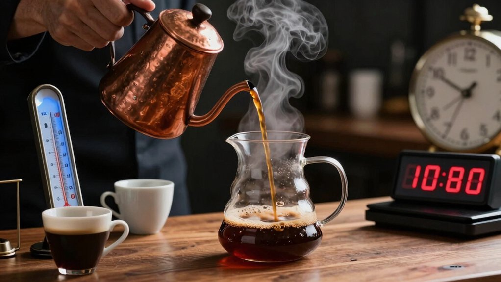 temperature and time shape coffee flavor