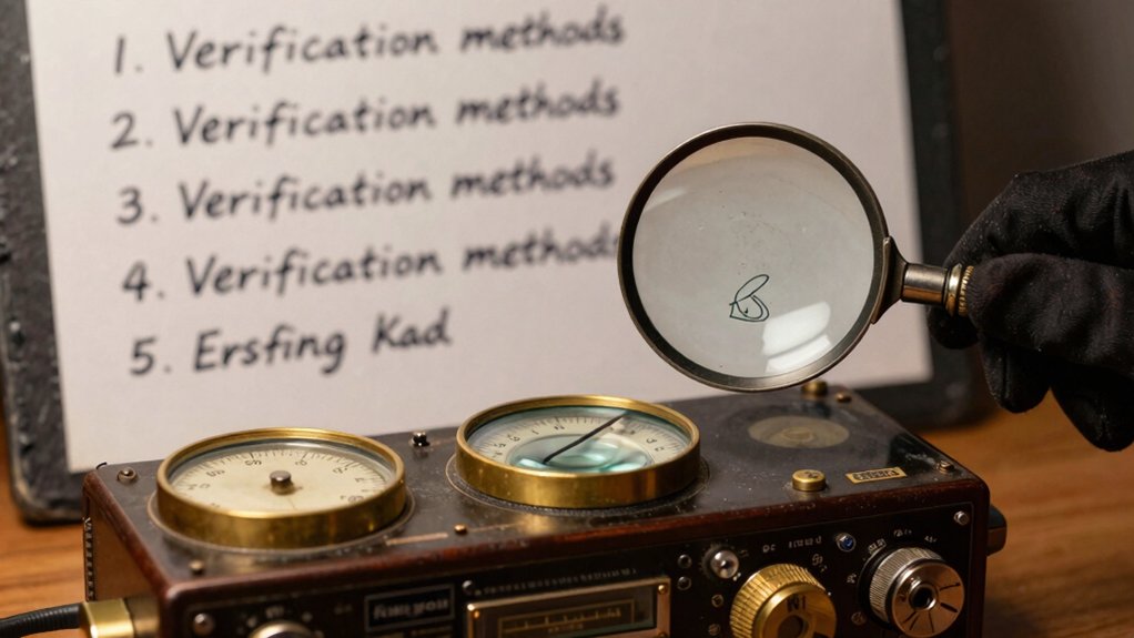 ten methods to verify vintage equipment authenticity