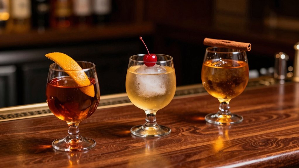 three premium cognac cocktails beans