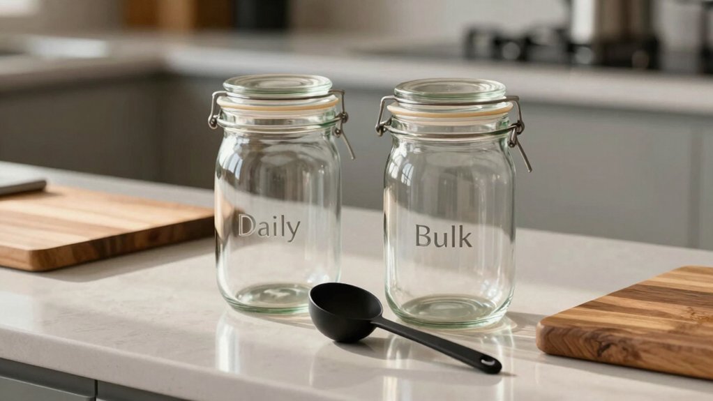 two jar one way valve freshness system