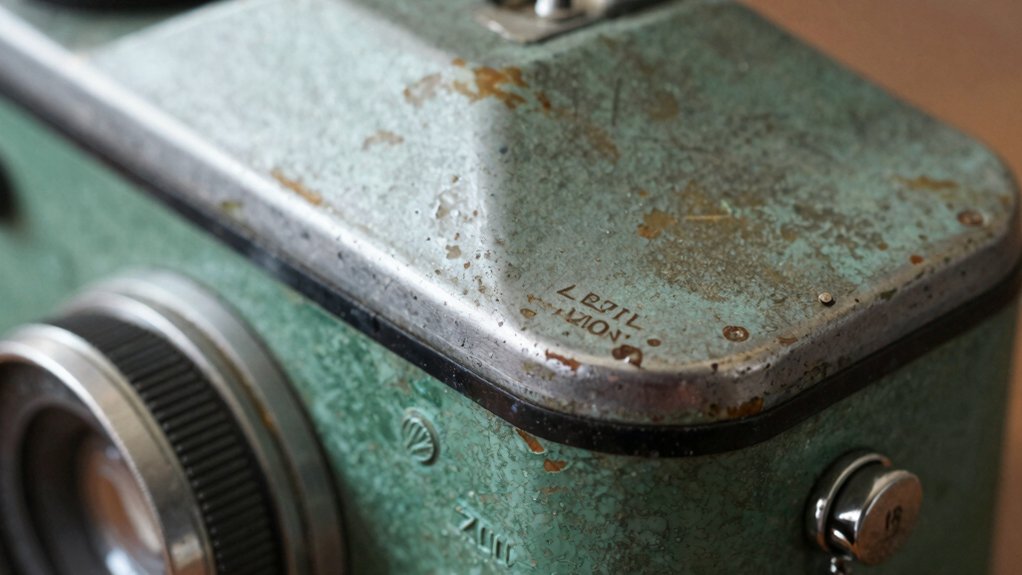 uneven patina reveals authenticity