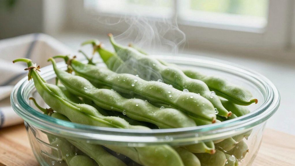 ventilated container preserves fresh beans
