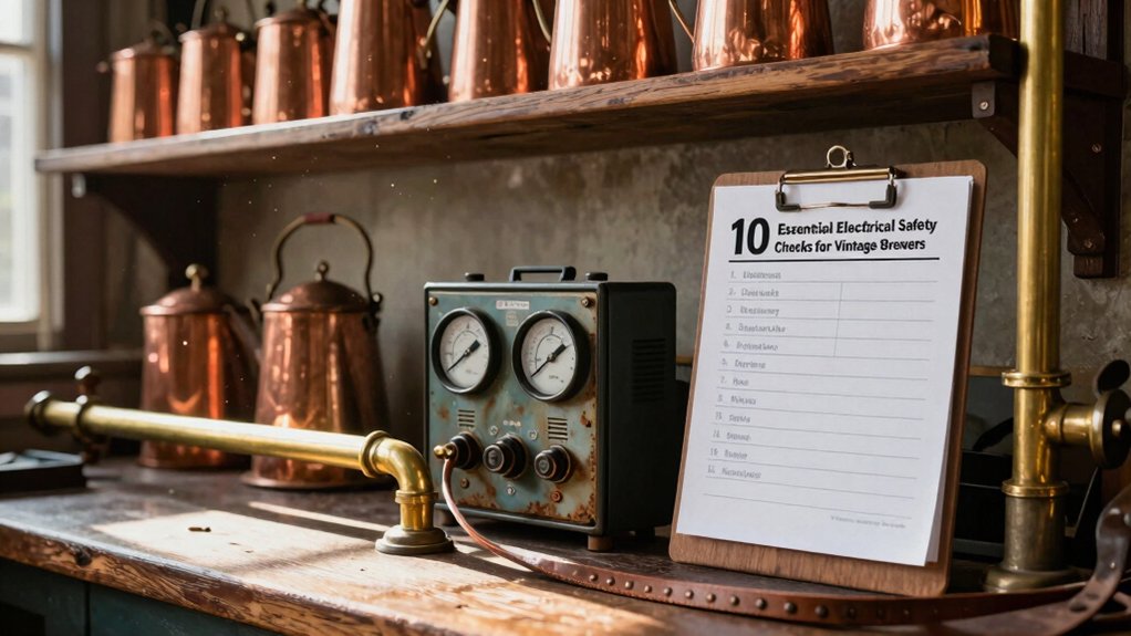 vintage brewers electrical safety checks list