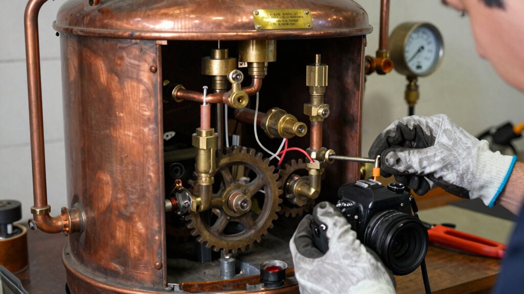 vintage brewing machine electrical repair tips