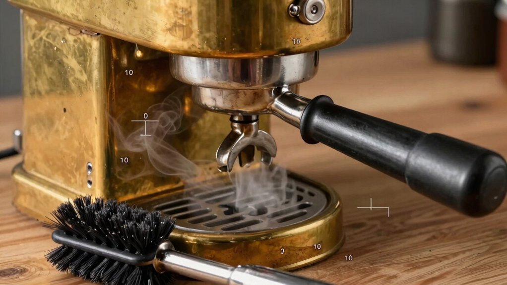 vintage espresso boiler descaling tips