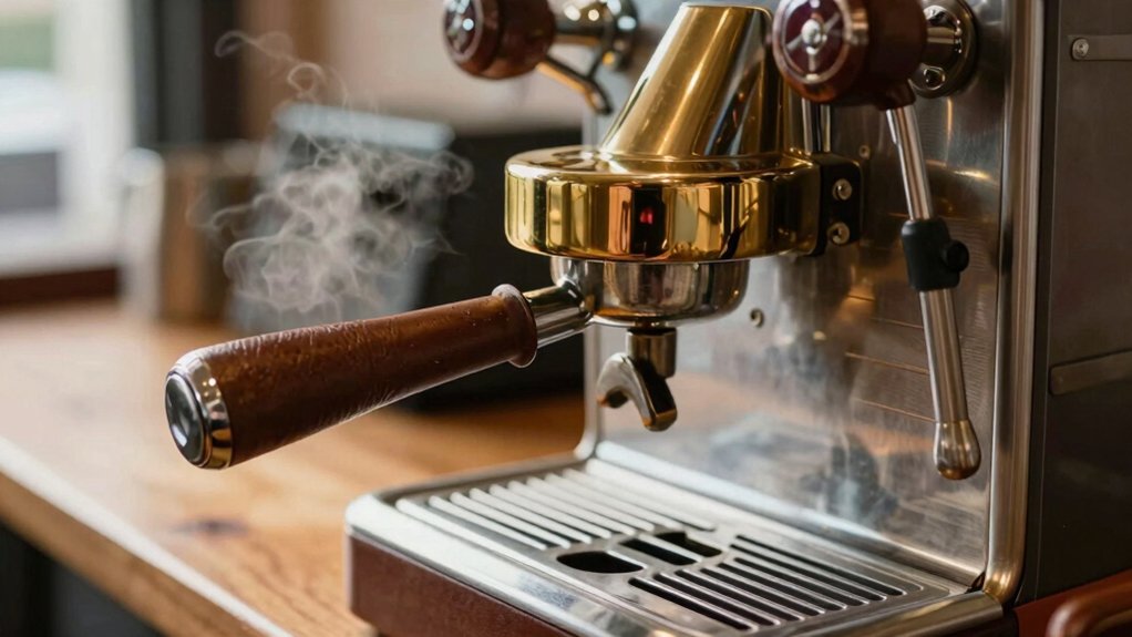 vintage lever espresso machines tactile repairable excellence